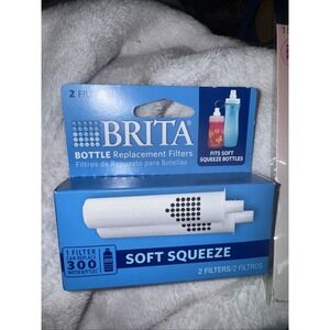 Brita Water Bottle Replacement‎ Filters Soft Squeeze 2 Pack Sealed